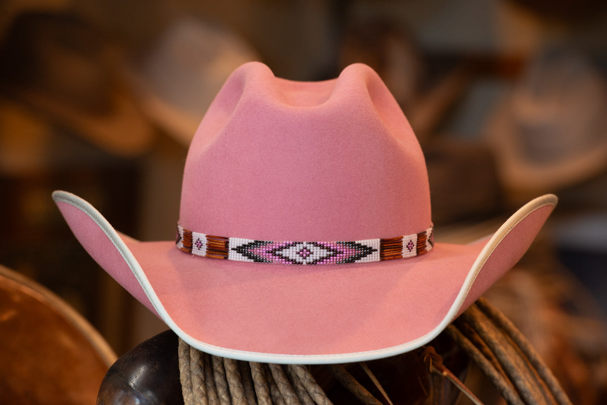 Old Rose Cattleman's Hat (Size 7 1/8)