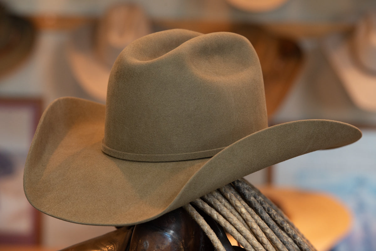 50% Beaver Pecan Cattleman's Cowboy Hat (Size 7 3/8+)