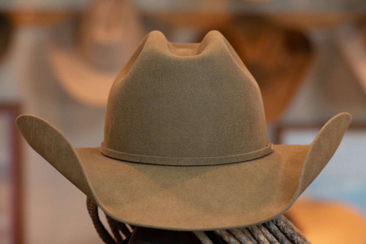 50% Beaver Pecan Cattleman's Cowboy Hat (Size 7 3/8+)