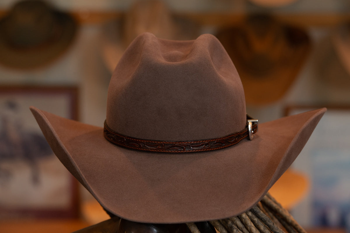100% Nutria Burdock Sloped Cattleman's Hat (7 1/4)