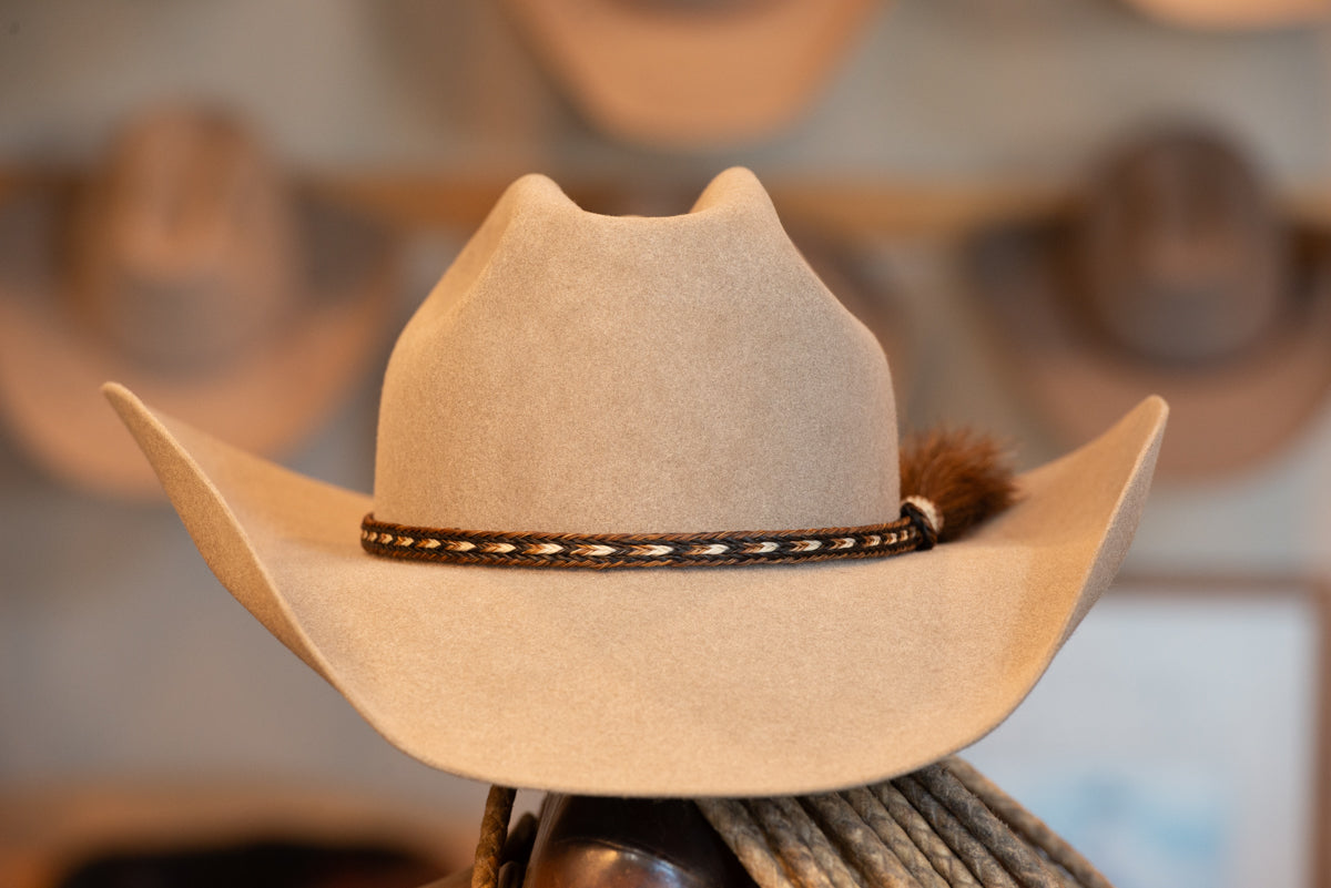 50% Beaver Natural Cattleman's Cowboy Hat (Size 7 1/2+, 7 5/8-)