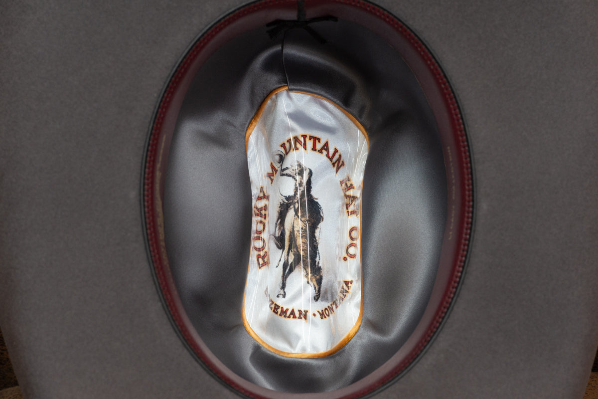 Dark Granite Cattleman's Style Hat (Size 7 3/8)