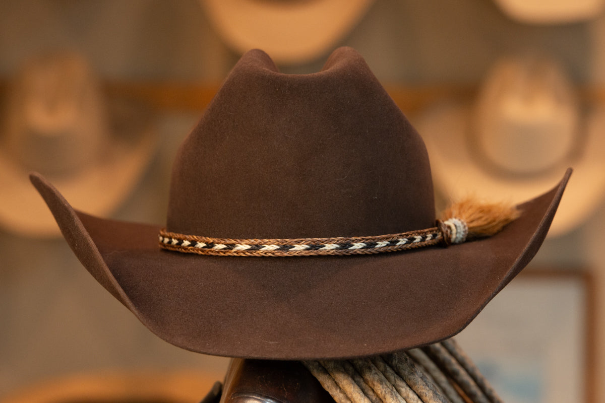 Dark Brown Cattleman's Style Hat (Size 7 1/2)
