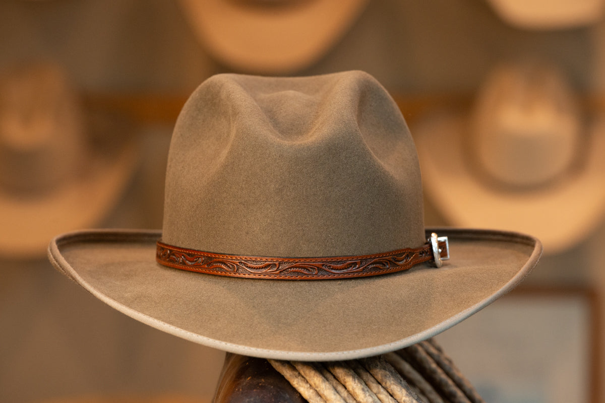 Pecan Pinch Low Gus Style Hat (Size 7 1/8)