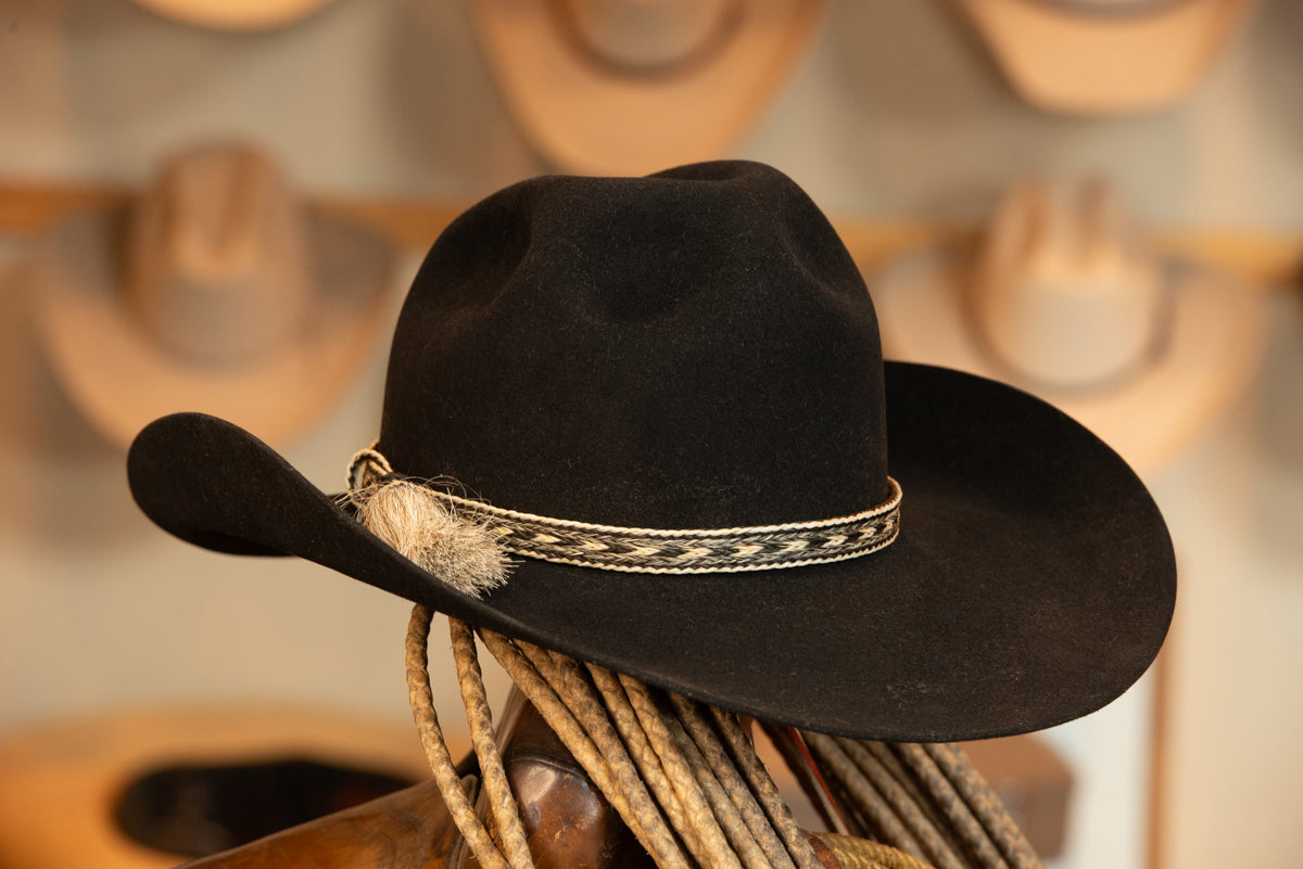 Black Gus Style Hat (Size 7 1/2)