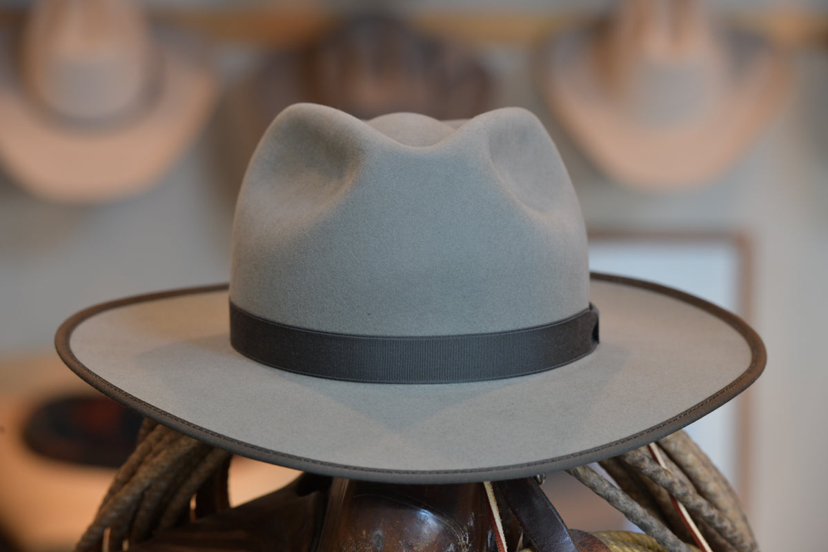 Ash Fedora Town Hat (Dress Weight, Size 7 3/8+)