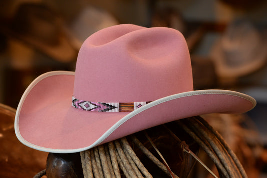 Old Rose Cattleman's Hat (Size 7 1/8)