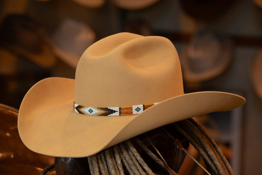 Nude Sloped Cattleman's Hat (Size 7 1/4)