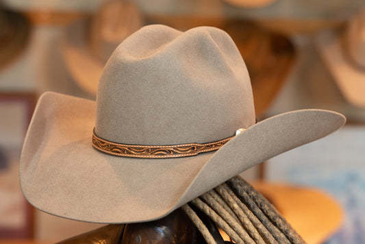 50% Beaver Natural Cattleman's Cowboy Hat (Size 7 1/2)