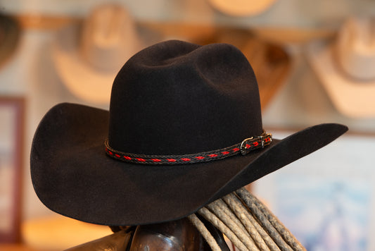 50% Beaver Black Cattleman's Cowboy Hat (Size 7 1/4)