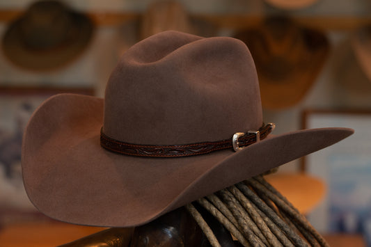 100% Nutria Burdock Sloped Cattleman's Hat (7 1/4)