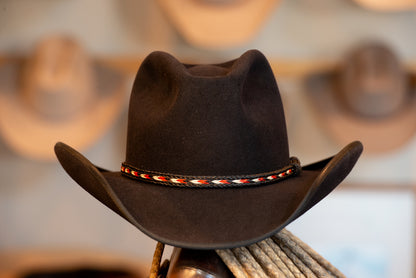 Black Pinch Horse Whisperer Hat (Size 7 1/2+)