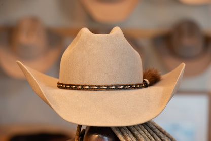 50% Beaver Natural Cattleman's Cowboy Hat (Size 7 1/2+, 7 5/8-)