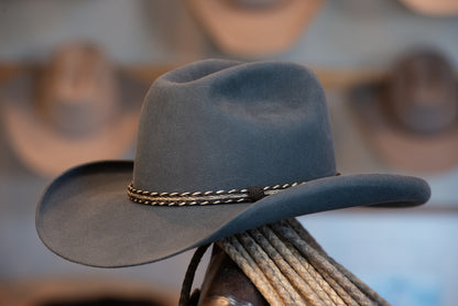 50% Beaver Steele Pinch Hat (Size 7 1 8)