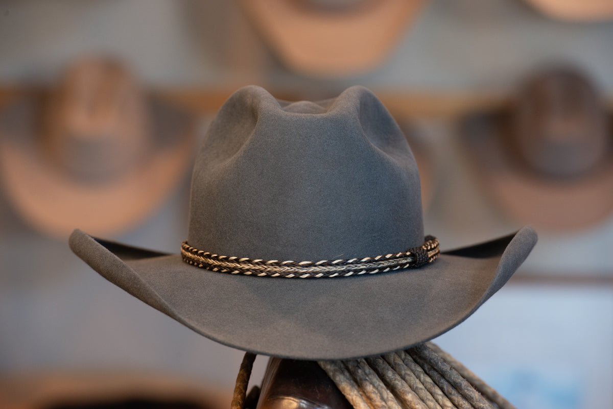 50% Beaver Steele Pinch Hat (Size 7 1 8)