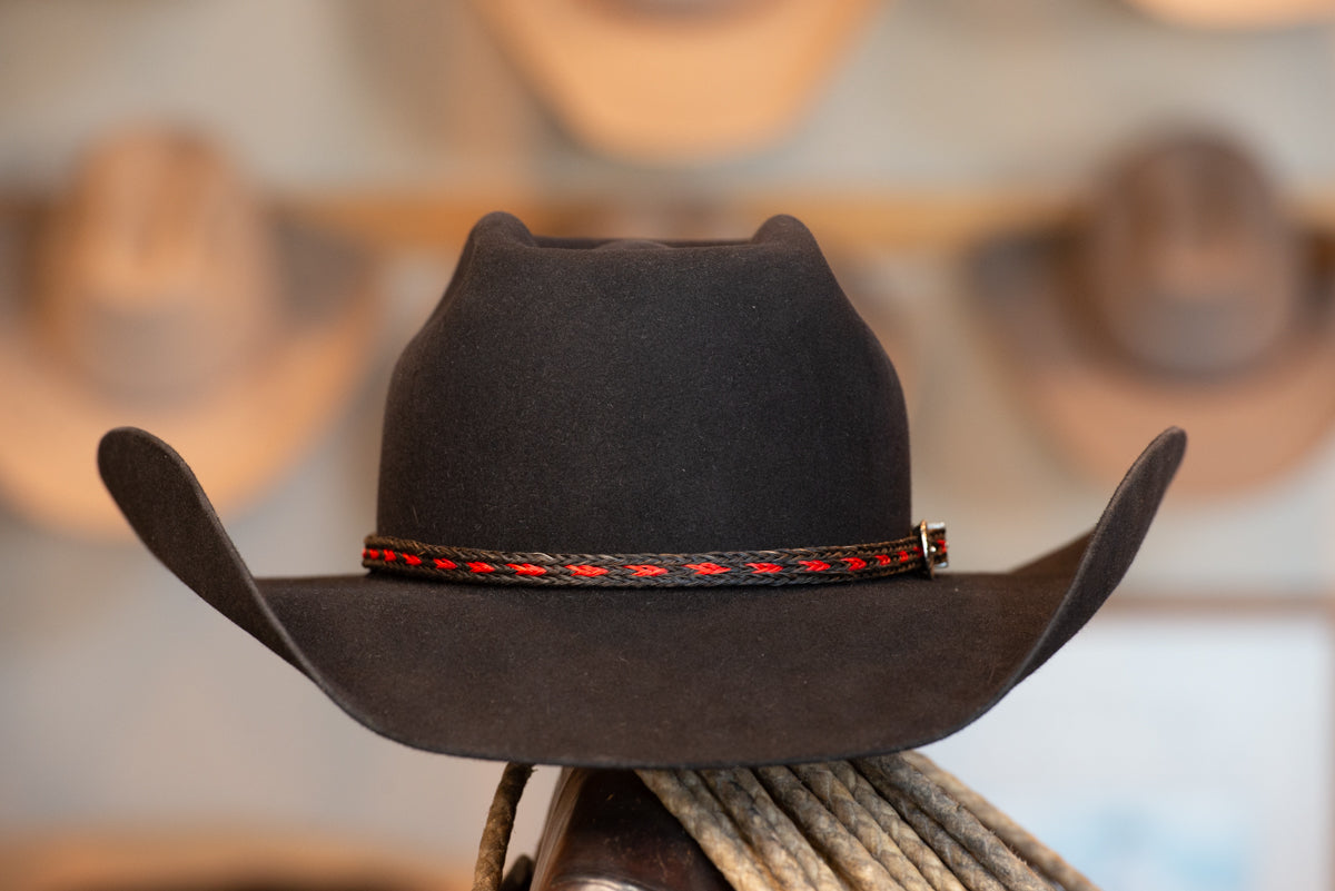 50% Beaver Black Canadian Cowboy Hat (Size 7 1/4+, 7 3/8-)