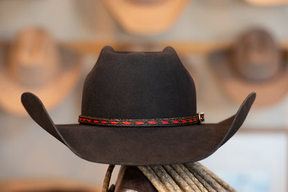 50% Beaver Black Canadian Cowboy Hat (Size 7 1/4+, 7 3/8-)
