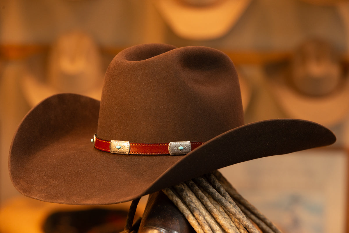 Chocolate Brown Cattleman's Hat (Size 7)