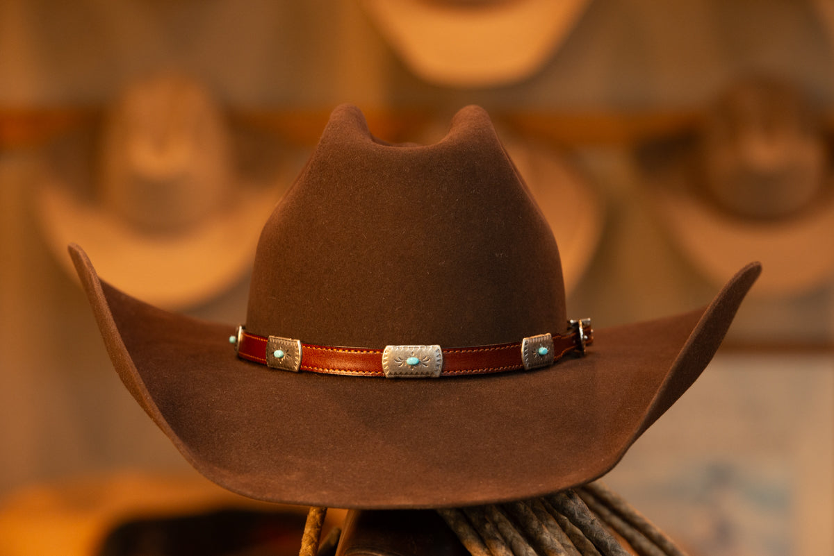 Chocolate Brown Cattleman's Hat (Size 7)