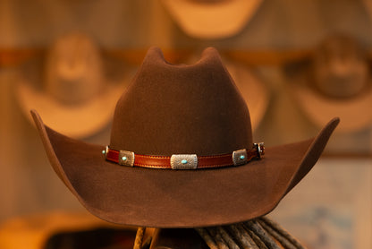 Chocolate Brown Cattleman's Hat (Size 7)