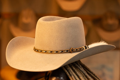 Natural Rocker Style Hat (Size 7)