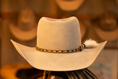 Natural Rocker Style Hat (Size 7)