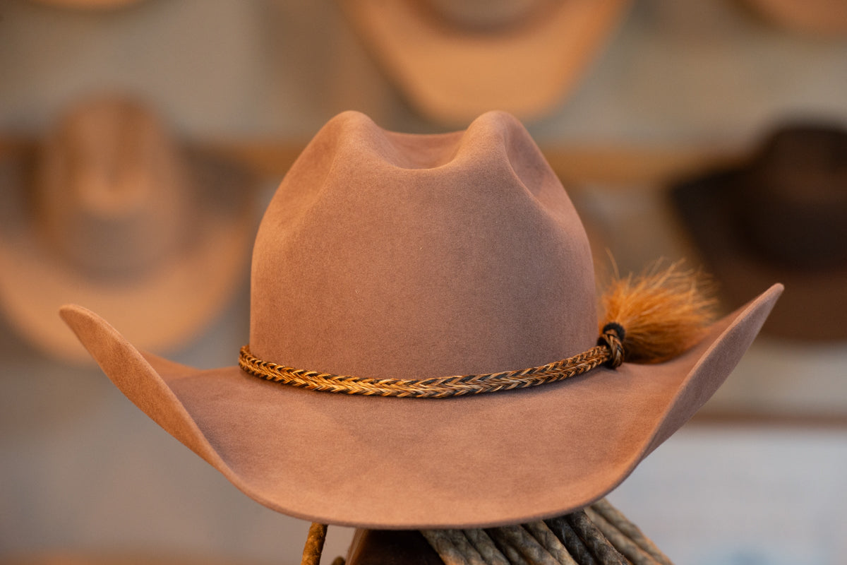 100% Nutria Burdock Sloped Cattleman's Hat (7 1/8)