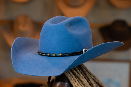 Slate Blue Cattleman's Style Hat (Size 7+)