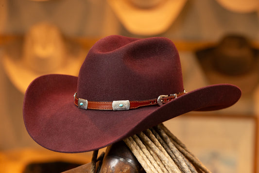 Plum Pinch Style Hat (Size 7+)