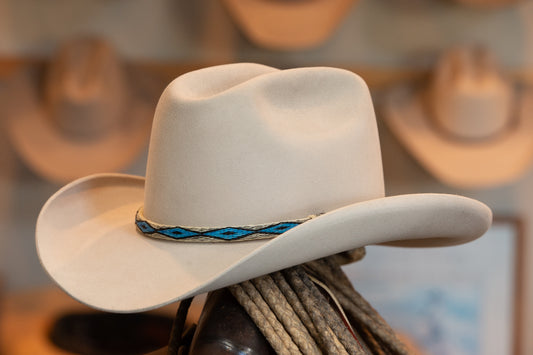 Silverbelly Pinched Cattleman's Hat (Size 7 1/4)