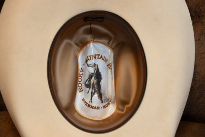 100% Beaver Bone Cattleman's Hat (Size 7 3/8)