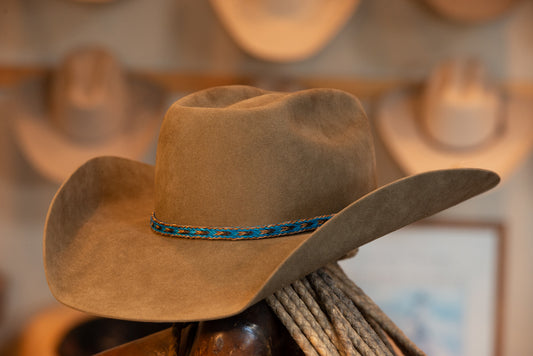 100% Beaver Canadian/Brick Hat (Size 7 1/2)