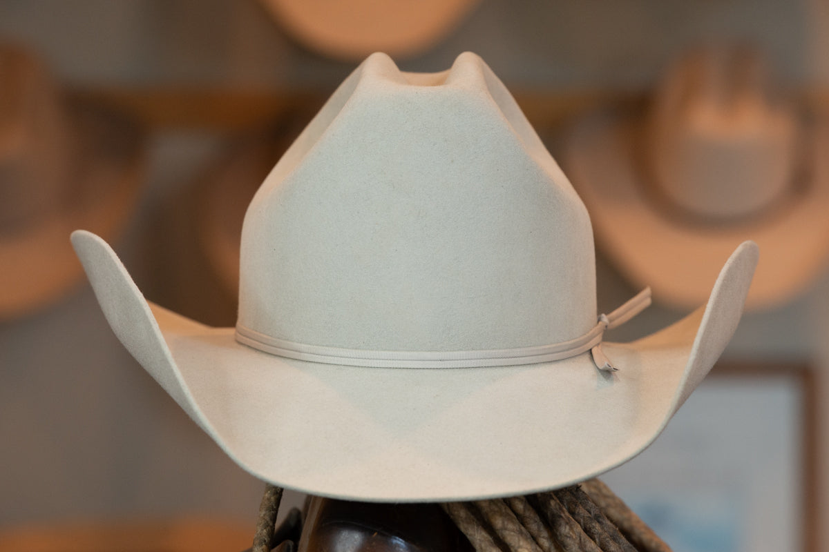 100% Beaver Silverbelly Quarter Horse Hat (Size 7 1/8)