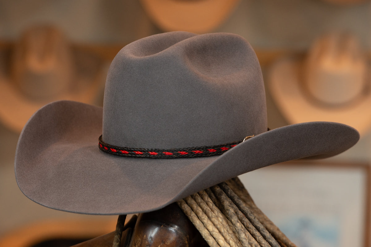 Dark Granite Cattleman's Style Hat (Size 7 3/8)