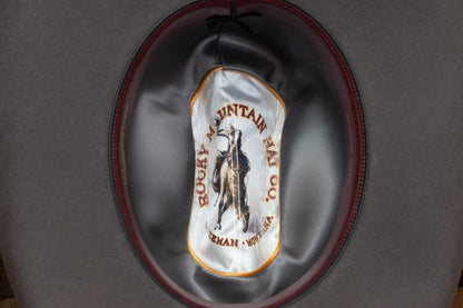 Dark Granite Cattleman's Style Hat (Size 7 3/8)
