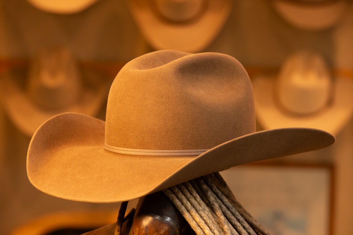 20X Beaver Rust Sloped Cattleman's Hat (Size 7 5/8)