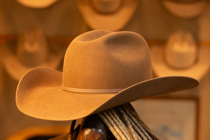 20X Beaver Rust Sloped Cattleman's Hat (Size 7 5/8)