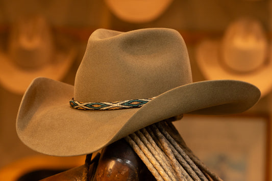 Pecan Pinch Style Hat (Size 7 3/8)