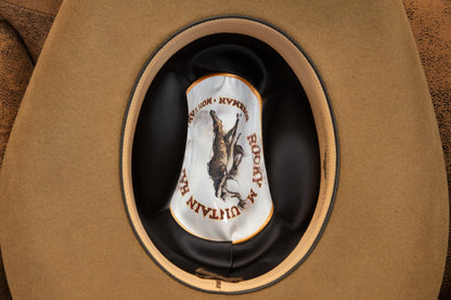 Whiskey Sloped Cattleman's Style Hat (Size 7 1/4)