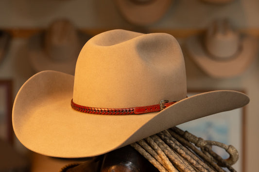Fawn Wide Cattleman's Style Hat (Size 7 3/8)
