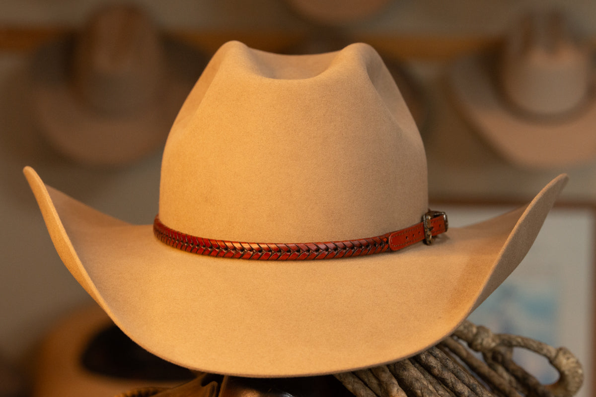 Fawn Wide Cattleman's Style Hat (Size 7 3/8)