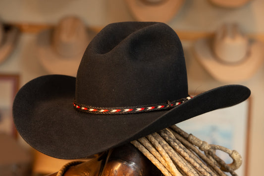 Black Gus Style Hat (Size 7 3/8)