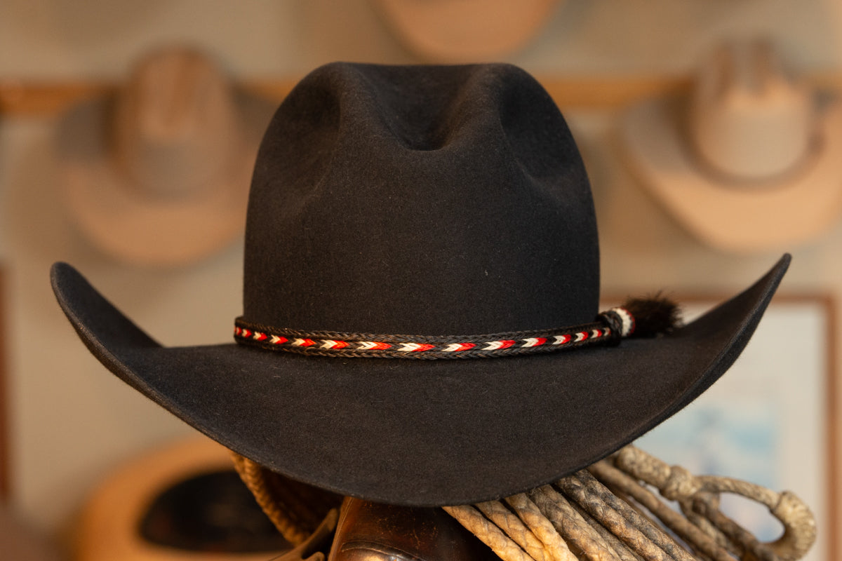 Black Gus Style Hat (Size 7 3/8)