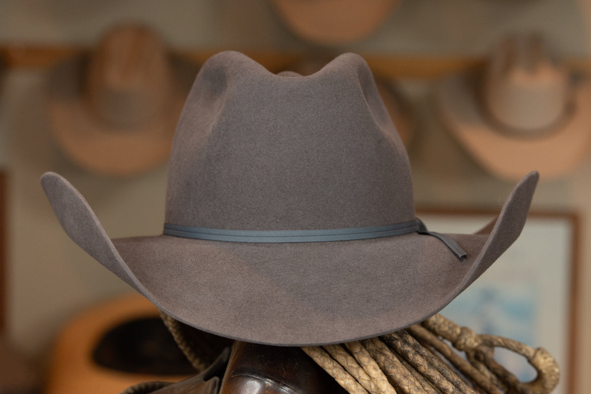 Granite Wide Pinch Style Hat (Size 7 3/8)