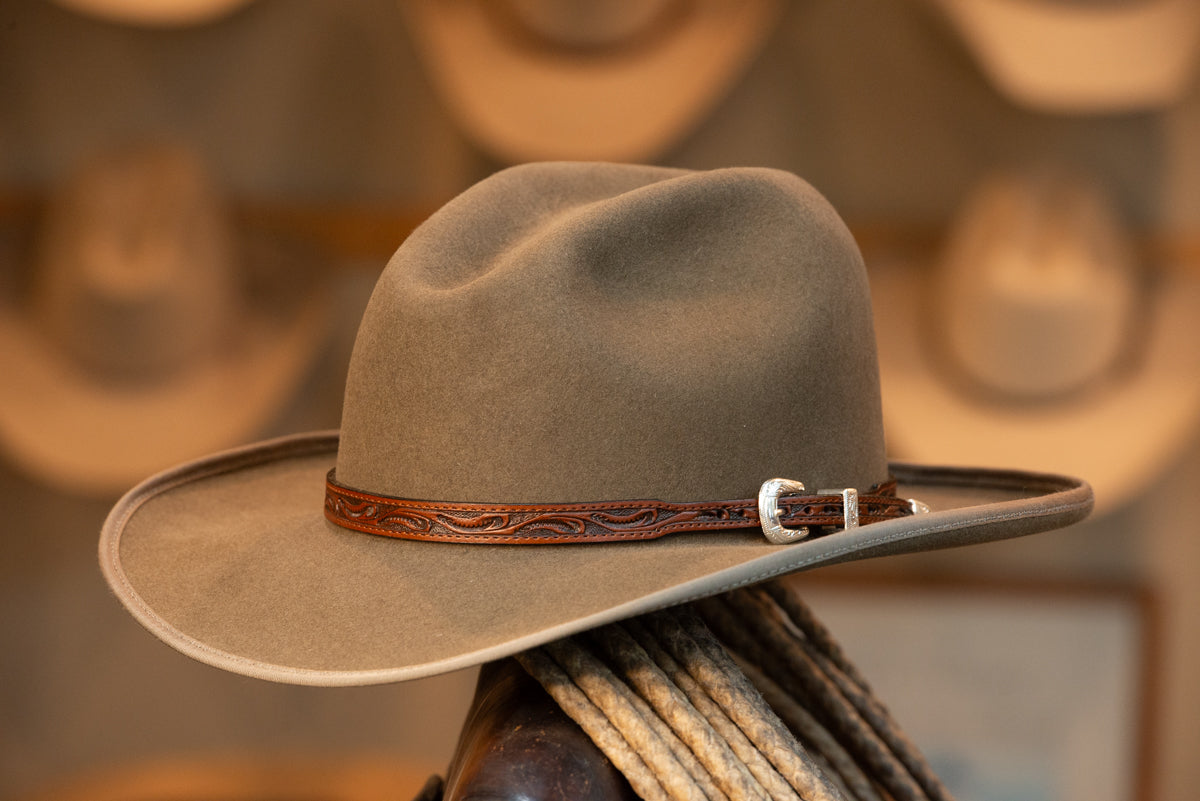 Pecan Pinch Low Gus Style Hat (Size 7 1/8)