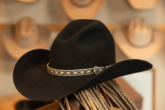 Black Gus Style Hat (Size 7 1/2)