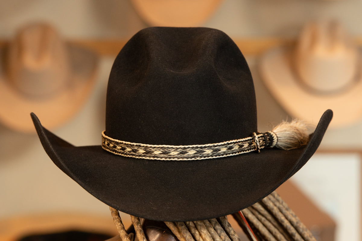 Black Gus Style Hat (Size 7 1/2)