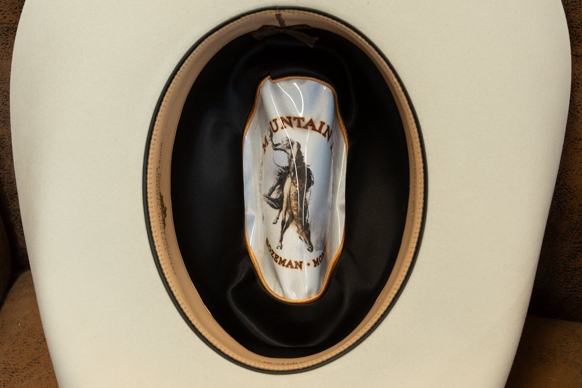50X Beaver Light Silverbelly Cattleman's Cowboy Hat (Size 7 1/2)