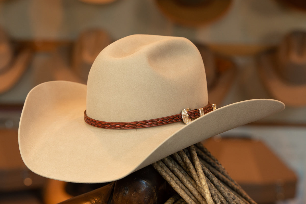 50X Beaver Sahara Pinched Cattleman's Cowboy Hat (Size 7 )