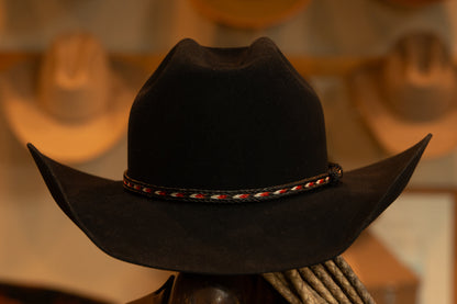 20X Premium Beaver Black Cattleman's Cowboy Hat (Size 7 1/2+ )
